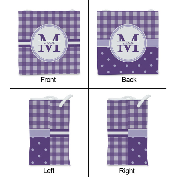 Gingham Print Party Favor Gift Bag - Matte - Approval