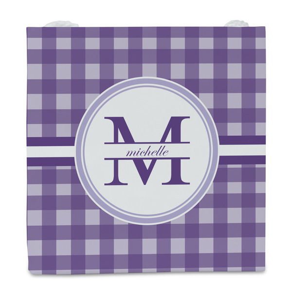 Gingham Print Party Favor Gift Bag - Matte - Front