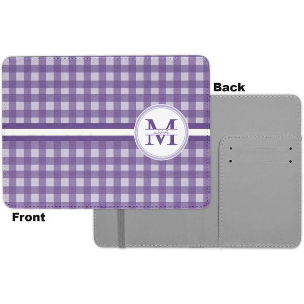 Gingham Print Passport Holder - Apvl