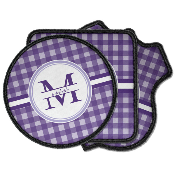 Custom Gingham Print Iron on Patches (Personalized)