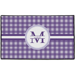 Gingham Print Door Mat - 60"x36" (Personalized)