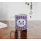 Gingham Print Personalized Coffee Mug - Lifestyle