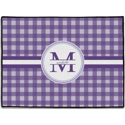 Gingham Print Door Mat (Personalized)