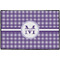 Gingham Print Personalized Door Mat - 36x24 (APPROVAL)