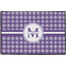 Gingham Print Door Mat - 36"x24" (Personalized)
