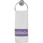 Gingham Print Hand Towel (Personalized)