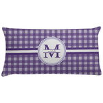 Gingham Print Pillow Case - King (Personalized)