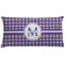 Purple Gingham Personalized Pillow Case