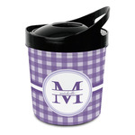 Gingham Print Plastic Ice Bucket (Personalized)