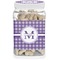 Gingham Print Dog Treat Jar (Personalized)