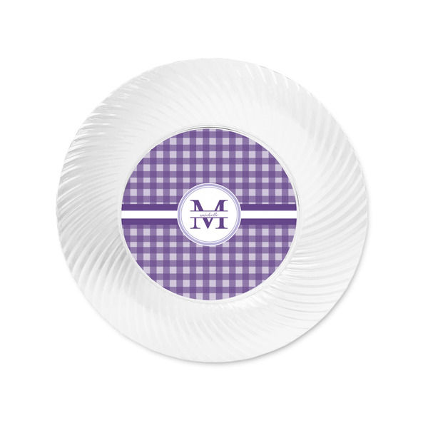 Gingham Print Plastic Party Appetizer & Dessert Plates - Approval