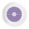 Gingham Print Plastic Party Dinner Plates - Approval