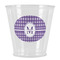Gingham Print Plastic Shot Glass (Personalized)