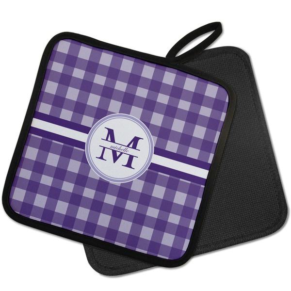 Gingham Print Pot Holders - PARENT MAIN