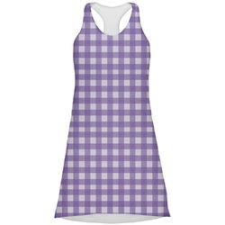 Gingham Print Racerback Dress - Medium