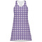 Gingham Print Racerback Dress - X Small