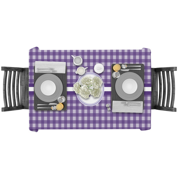 Gingham Print Rectangular Tablecloths - LIFESTYLE