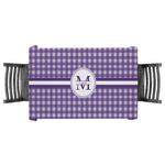 Gingham Print Tablecloth - 58"x58" (Personalized)