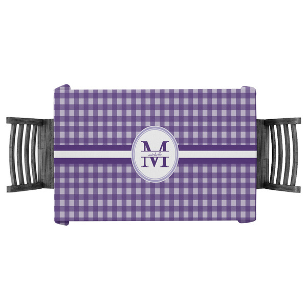 Custom Gingham Print Tablecloth - 58"x58" (Personalized)
