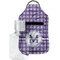 Gingham Print Sanitizer Holder Keychain - Small with Case