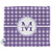 Gingham Print Security Blanket - Front View