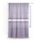 Gingham Print Sheer Curtain
