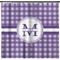 Gingham Print Shower Curtain - Custom Size (Personalized)