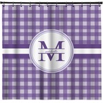 Gingham Print Shower Curtain (Personalized)