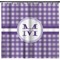 Gingham Print Shower Curtain - 71" x 74" (Personalized)