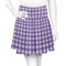 Gingham Print Skater Skirt - X Large