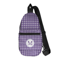Gingham Print Sling Bag (Personalized)