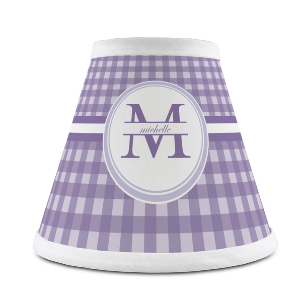 Custom Gingham Print Chandelier Lamp Shade (Personalized)