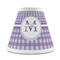 Gingham Print Small Chandelier Lamp - FRONT