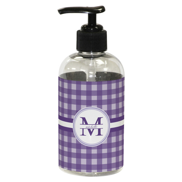 Gingham Print Small Soap/Lotion Bottle