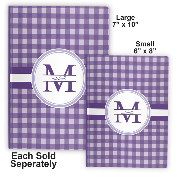 Gingham Print Soft Cover Journal - Compare