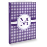 Gingham Print Softbound Notebook - 7.25" x 10" (Personalized)