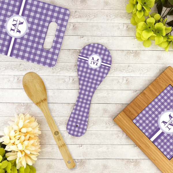 Gingham Print Spoon Rest Trivet - LIFESTYLE