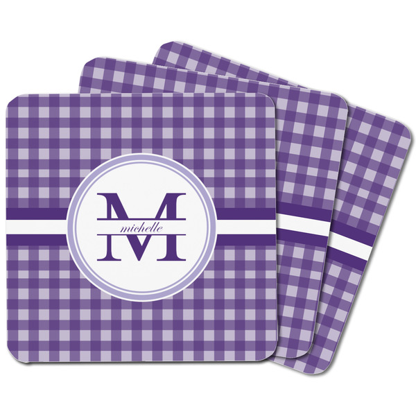 Gingham Print Square Fridge Magnet - MAIN