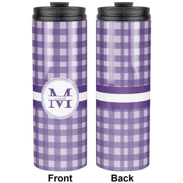 Gingham Print Stainless Steel Tumbler - Apvl