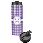 Gingham Print Stainless Steel Skinny Tumbler (Personalized)