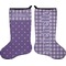 Gingham Print Stocking - Double-Sided - Approval
