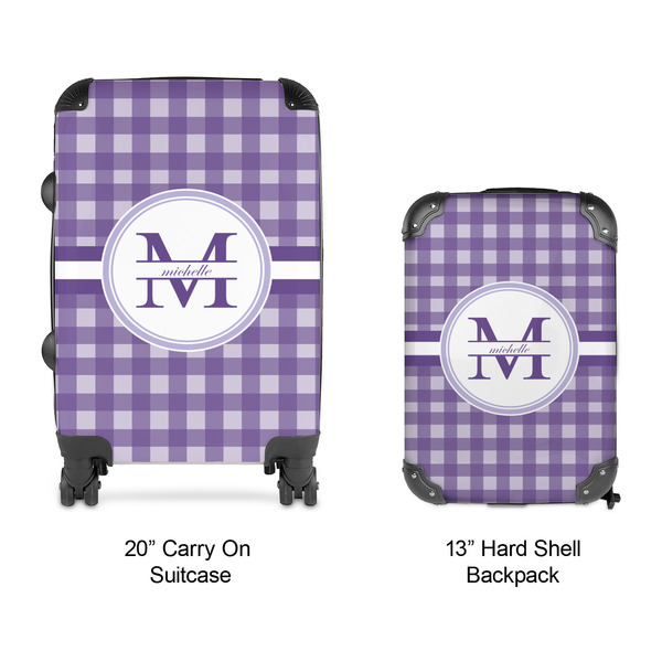 Gingham Print Suitcase Set 4 - APPROVAL