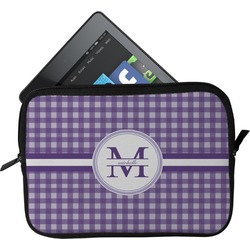 Gingham Print Tablet Case / Sleeve (Personalized)