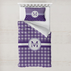 Gingham Print Toddler Bedding Set - With Pillowcase (Personalized)