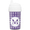 Gingham Print Toddler Sippy Cup (Personalized)