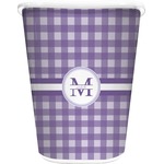 Gingham Print Waste Basket (Personalized)