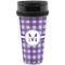 Gingham Print Acrylic Travel Mug without Handle (Personalized)