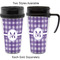 Gingham Print Travel Mugs - with & without Handle