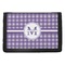 Gingham Print Trifold Wallet