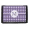 Gingham Print Trifold Wallet (Personalized)